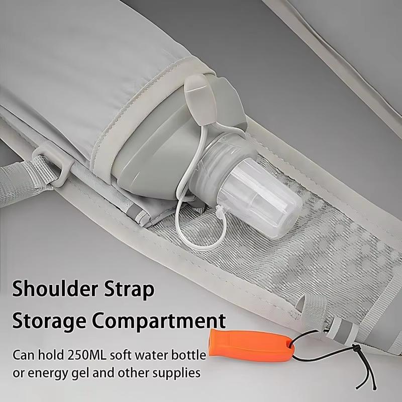 Running Water Bottle Storage Vest Lightweight Running Vest Reflective Hydration Water Chest Pack With Phone Holder