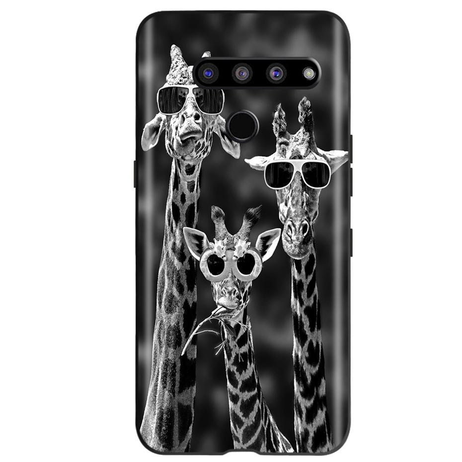 For LG V50 ThinQ 5G Case Fashion Pattern Soft Silicone TPU Phone Case For LG V50S ThinQ 5G V50 50S V500N V450 V510N Funda