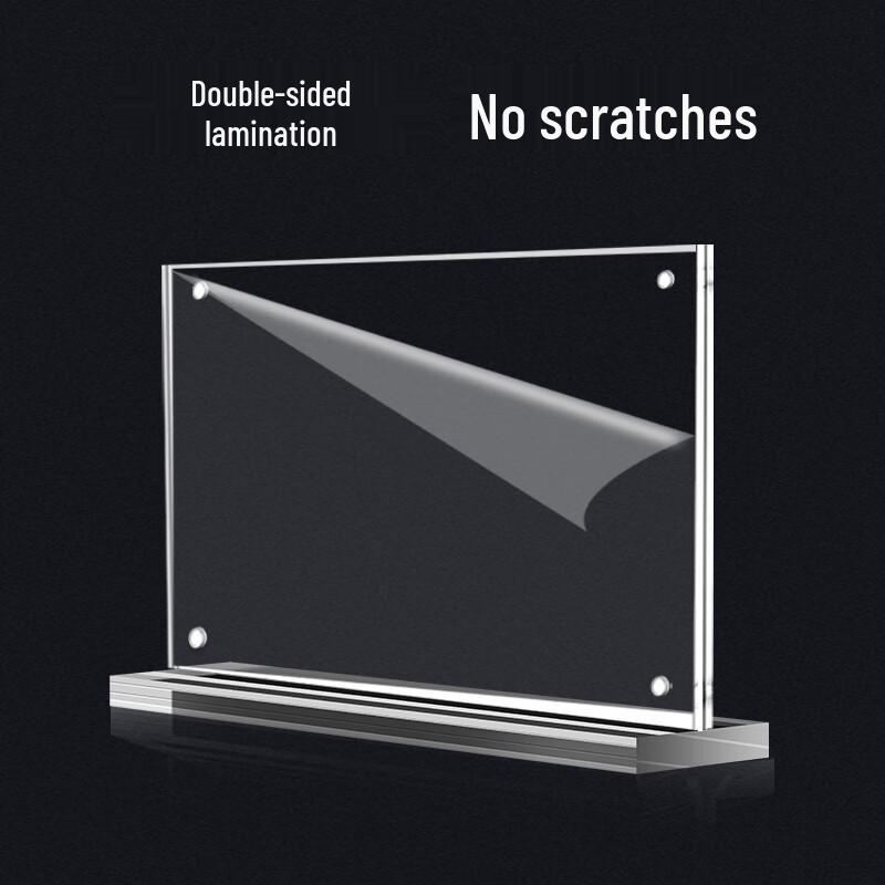 BAIGE Acrylic Desktop Sign Holder