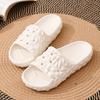 Fashion SmilePoP Men Sandals Summer New Waterproof Geometric Slide Outdoot Soft Beach Sandals Vacation Casual Couple Nonslip Home Slides