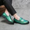 Men Loafers Nobility Shoes Retro Tassels Formal Business Purple Wedding Dress Prom Blazers Green Tuxedo Party Shoes Plus Size