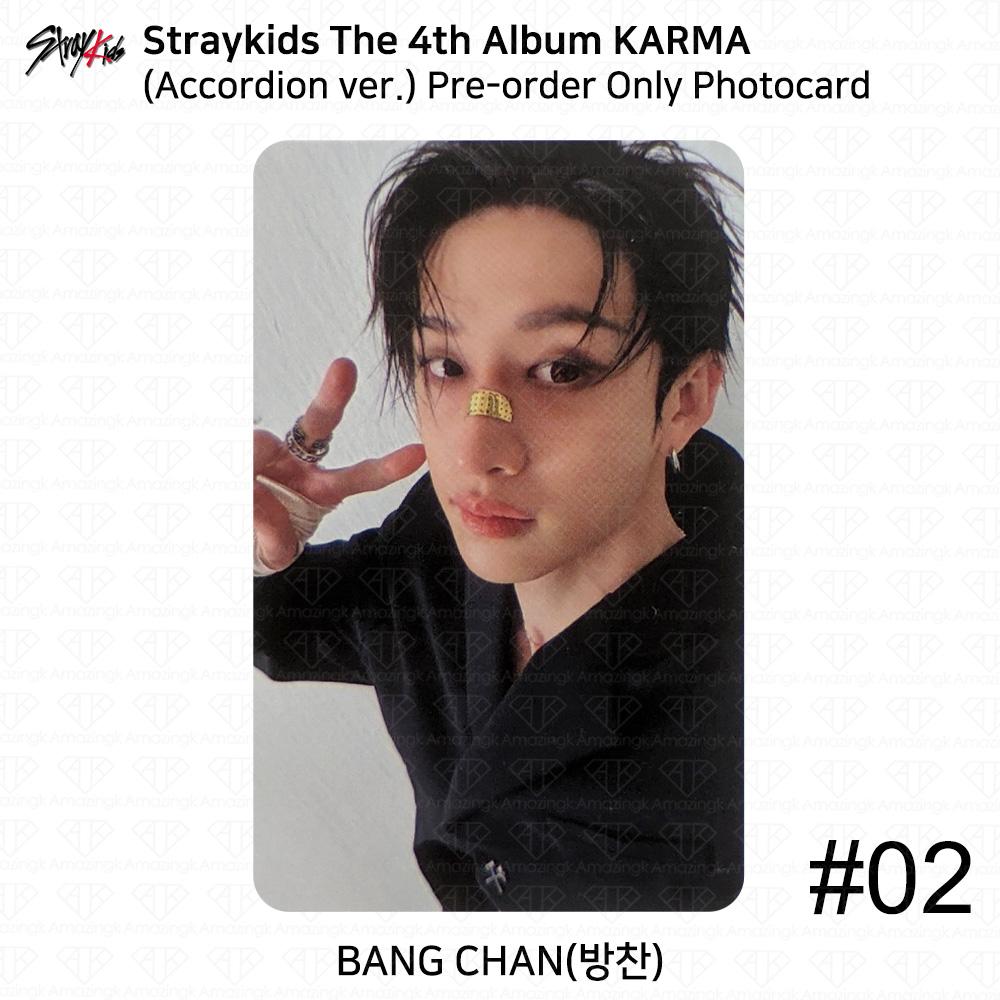 Stray Kids 4. Album Karma wersja Akordeon Oficjalna Fotokarta