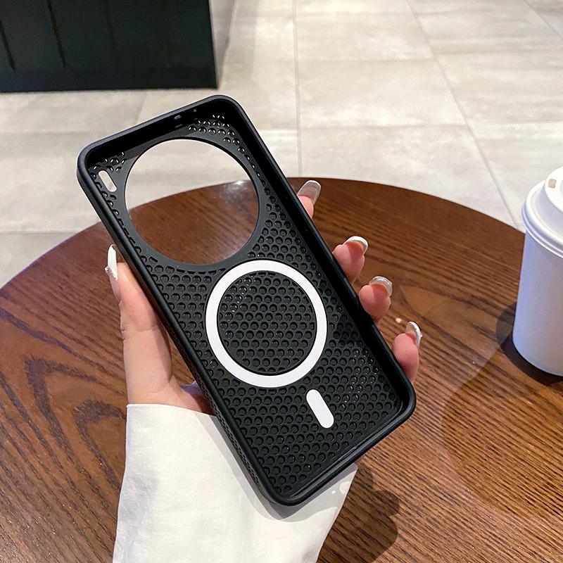 For Vivo X200 Pro Case Honeycomb Heat Dissipation Breathable Magnetic Drop-proof Back Cover X200 Pro Mini Shell
