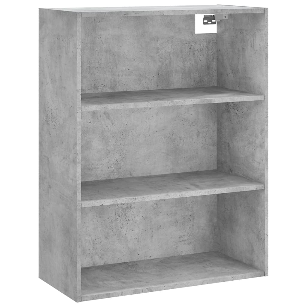 VidaXL Highboard Betongrau 69,5x34x180 cm Holzwerkstoff