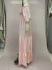 2025 Spring/Summer European & American Women's One-Shoulder Floral Long Fairy Dress