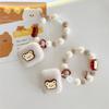 INS Bead String Khaki Bear Compatible with Apple AirPods 1st Generation Bluetooth Earphone Protective Cover Pro1 Earphone Case 1