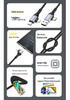 4-in-1 PD100W Fast Charging Cable for Apple Devices: Phones, Computers, Tablets - Dual Data Cable
