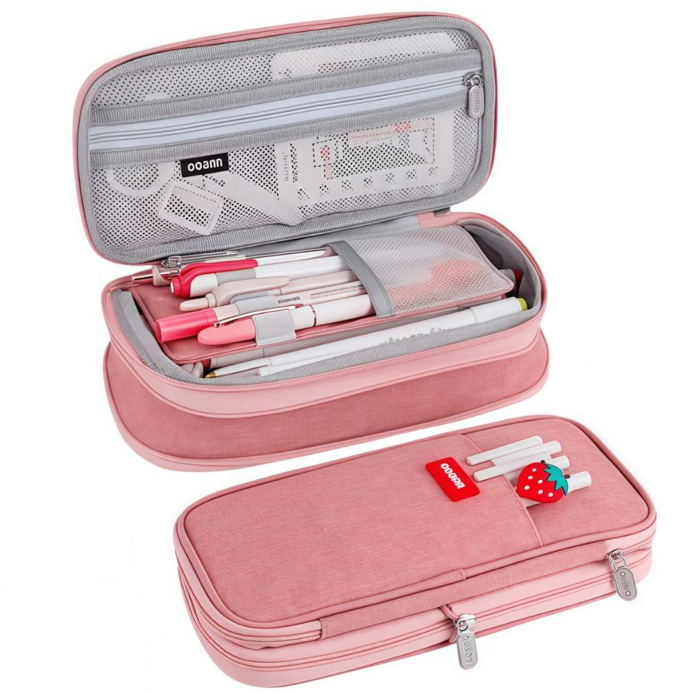 Multifunctional Stationery Bag Double-layer Stationery Organizer Fashion Pen Box  Gift