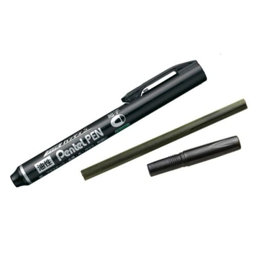 Pentel Marker Ink Cartridge Handy S XNR3-A Set of 10 Black