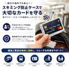 [MISSLIKE] Anti-Skimming Card Case [One Side Transparent x One Side Aluminum] RFID-Magnetic Interference Protection, Credit Card Holder,