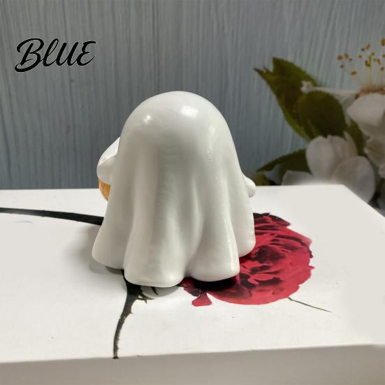 Stable Halloween Figurine Ghost Ornaments Resin Desktop Hanging Pumpkin Decoration Basket Design Decor for Party Holiday Eye-catching Ornament