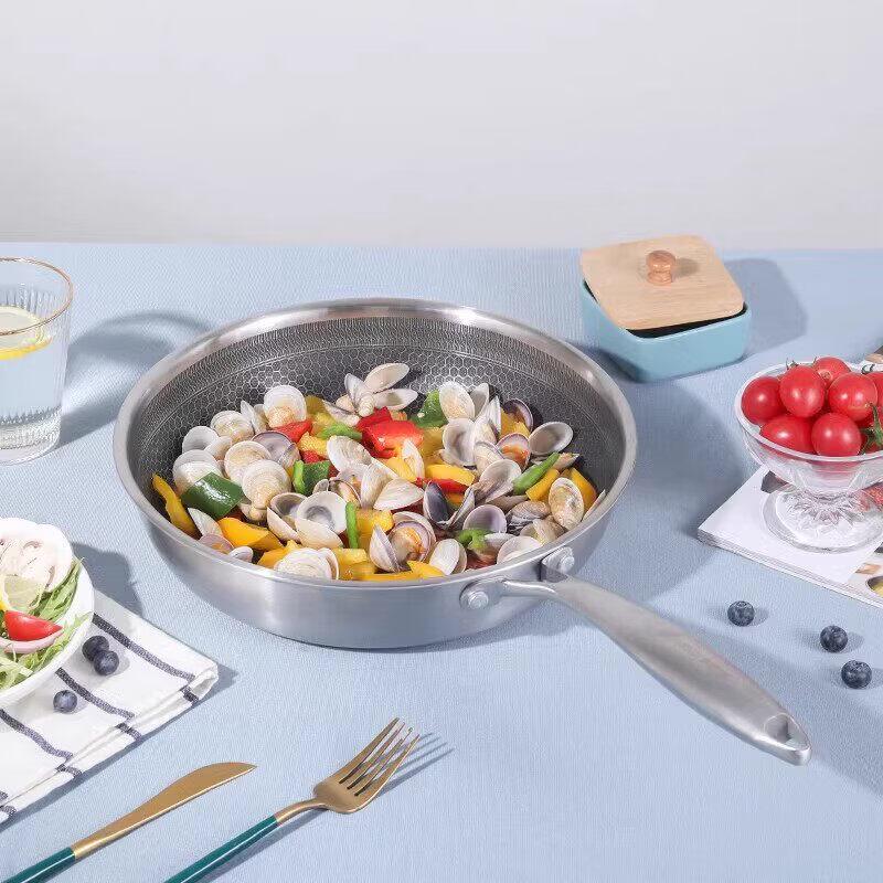 KOBACH Honeycomb Non-Stick 304 Stainless Steel Frying Pan
