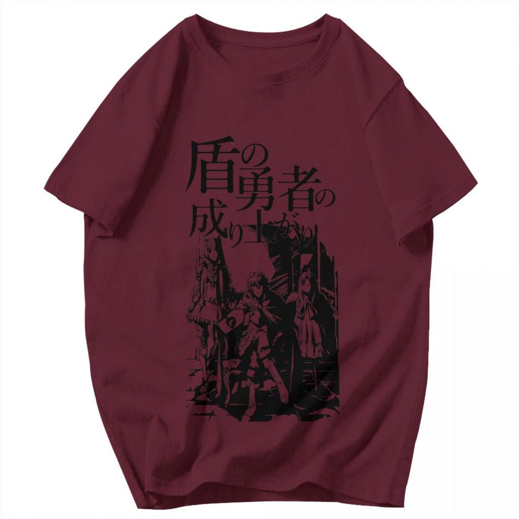 Men T Shirt The Rising Of The Shield Hero Anime 2023 Gifts Y2K Graphic Oneck Unisex Tops T Shirts