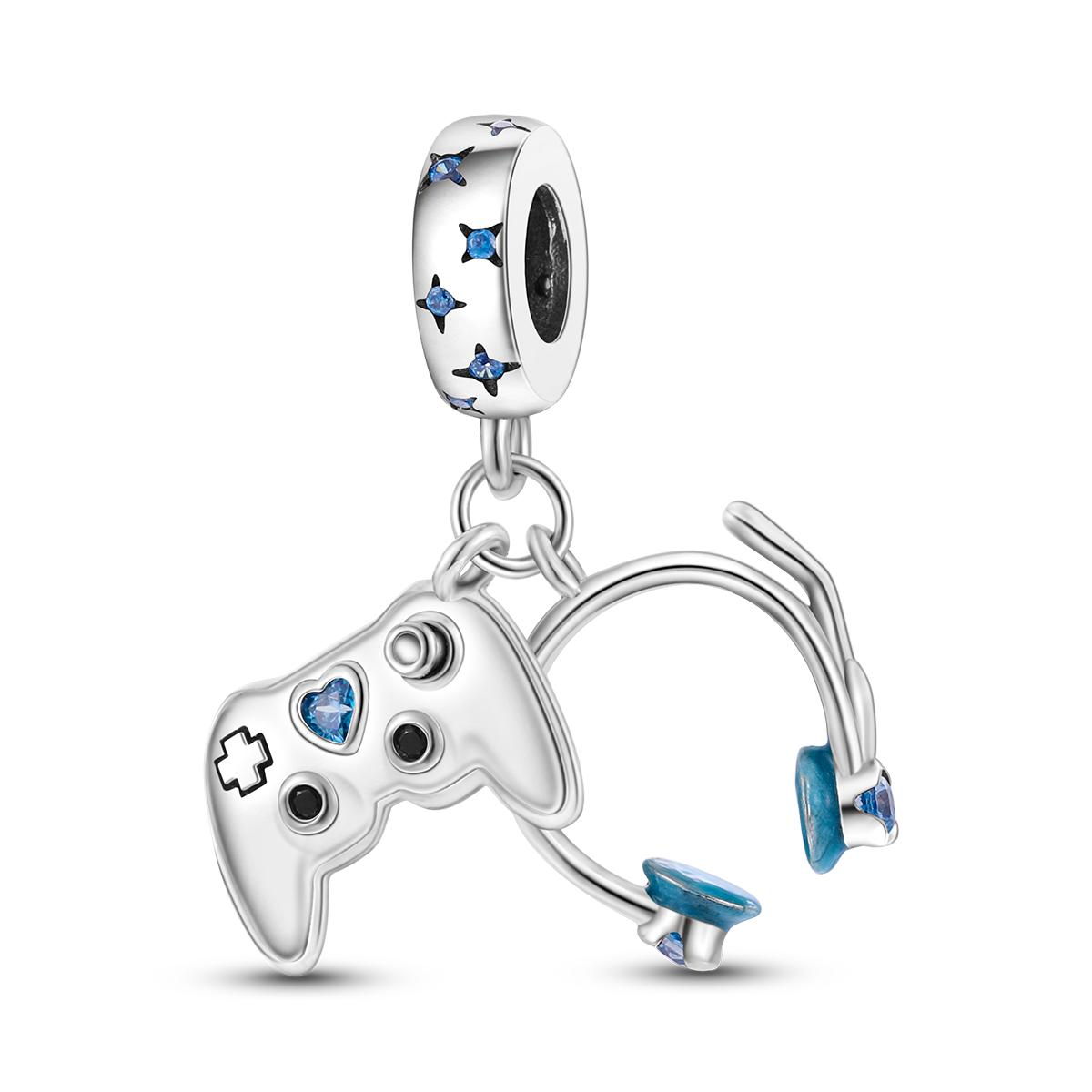 

Sport Love Dangle Charm fit Bracelet Necklace Silver Plated Skate Shoes Football Beads Pendant Jewelry