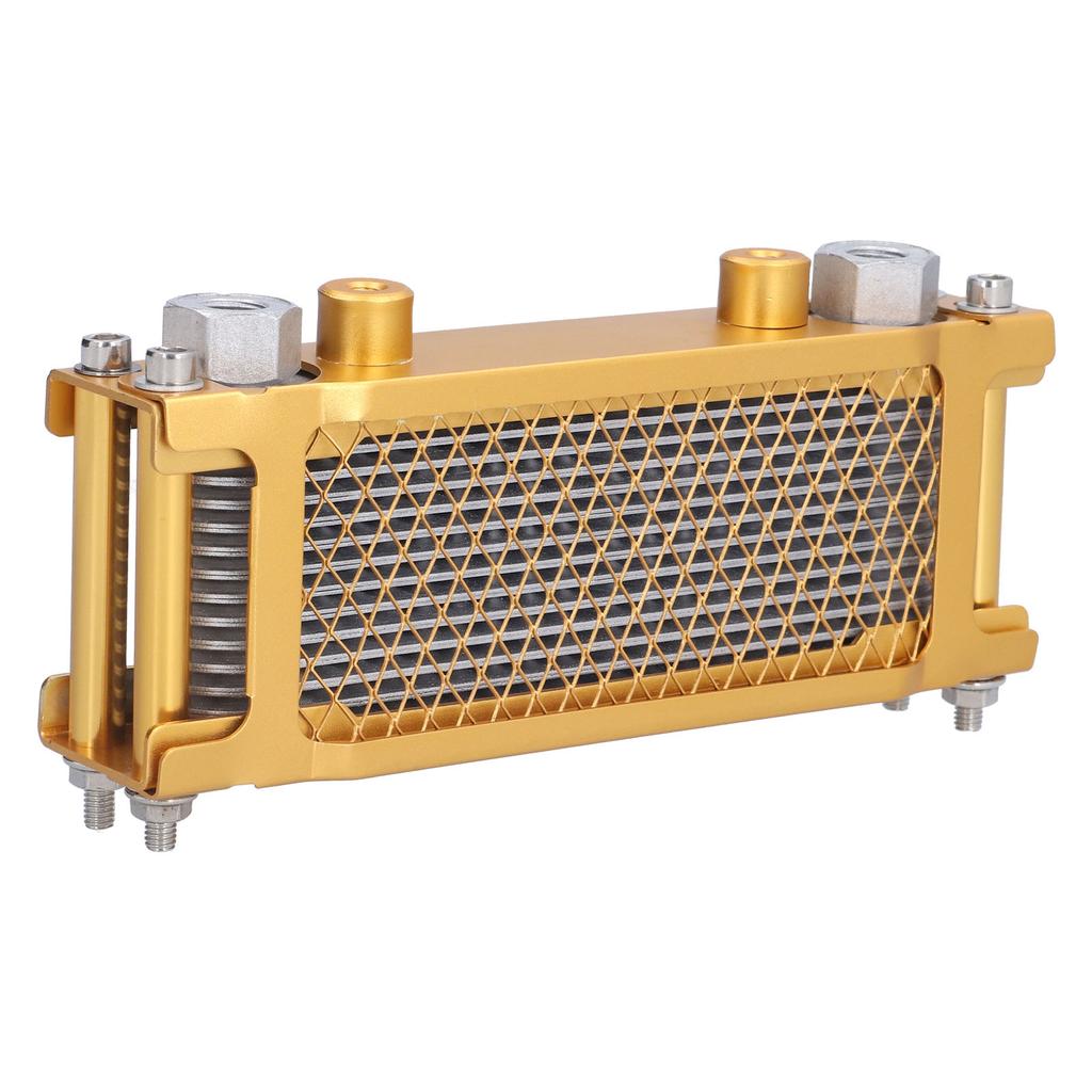 Universal Motorcycle Engine Oil Cooler Metal Trail Bike Oil Cooler for 125cc‑250cc Motorcycle Dirt Bike
