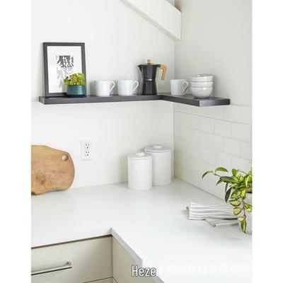 Wooden Wall-Mounted Shelf for Living Room or Dining Room - One-Word Shelf TV Storage Rack Bookshelf Hanger, In Stock