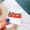 Yimu Alloy Christmas Brooch - Santa Claus & Tree Ornament Corsage