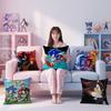 Pillow Covers Cartoon Sofa Decorative Home Doublesided Printing Short Plush Cute Cushion Cover Hot Anime SSonic Games
