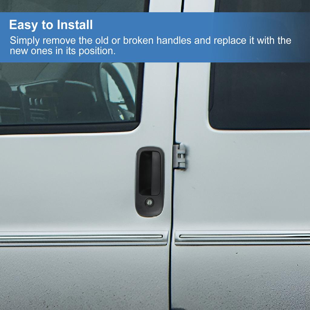 UXCELL Front Left & Front Right & Rear Right Door Handle for Chevrolet Express 1500