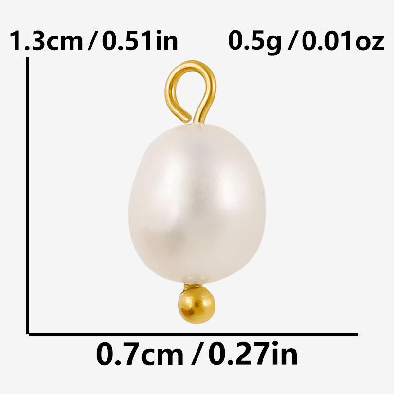 2pcs Irregular Round Three-Dimensional Real Shell Pearl Charm For Jewelry Making Supplies Handmade Sea Beach Accessories Pendant