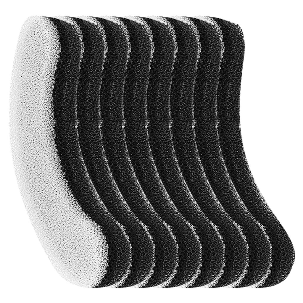 8pcs Filters for 61OZ 1.8L Transparent Cat Water Fountain Filters Pet Fountain Activated Carbon Filter Replacement