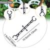 50 Hooks, Reusable Easy Install Double Locking Plant Tag Holders Clips for Plants
