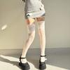 Stylish Long Boot Socks with Full Flower Lace Design for Women Sheer Colorful Fishnet Thigh High Over the Knee Stockings