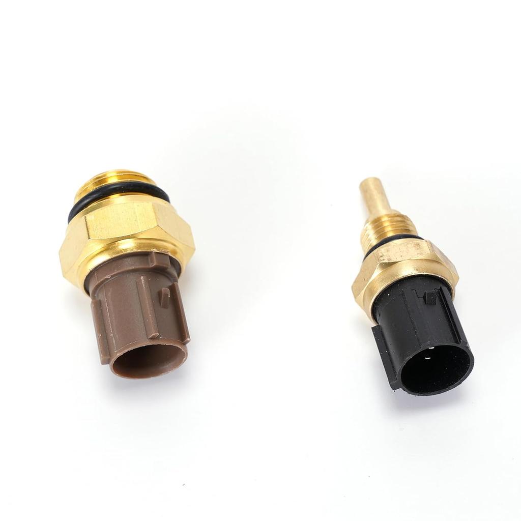 Rldym Engine Coolant Temperature Sensor Temp Sender Kit 37870-PJ7-003 37760-P00-003 for Honda Accord 1992-2002, Honda Civic 1992-2005