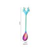 304 Stainless Steel Elk Cartoon Coffee Stirring Spoon - Bird's Nest Design Souvenir Gift