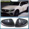 Pro Mercedes Benz C GLC SE Class W205 X253 W222 W213 W238 Náhradní karbonové černé krytky bočních zpětných zrcátek Shell