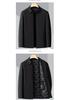 Men's Thickened Lapel Down Jacket for Middle-aged & Elderly - Detachable Liner, Duck Down, Cold Protection Winter Coat