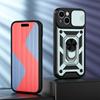 KEYSION Shockproof Case for iPhone 15 Pro Max 15 Ultra Slide Camera Lens Protection Ring Phone Cover for iPhone 14 13 12 11 Pro