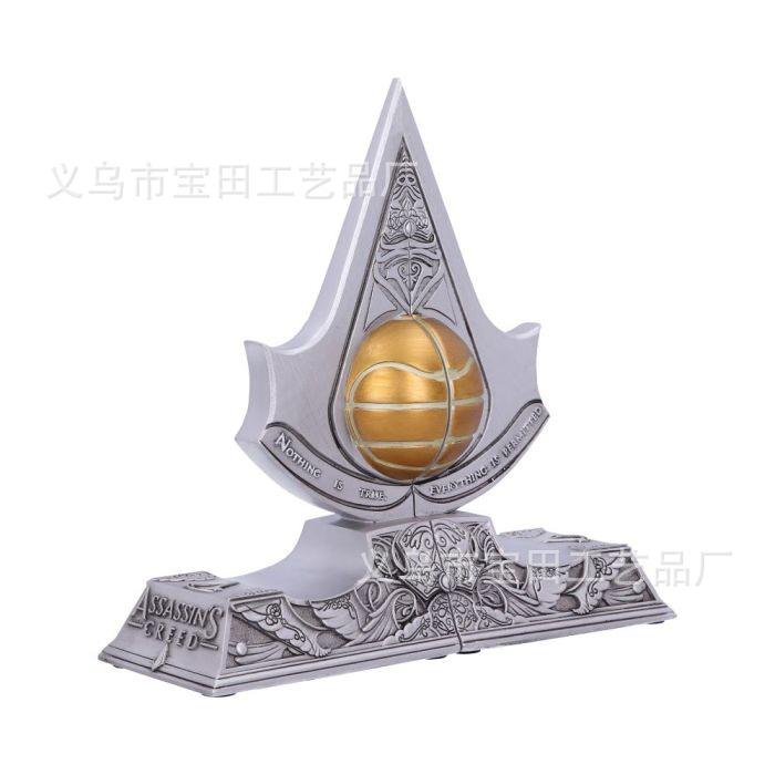 New Resin Statue Ornament Assassin's Creed Thorn Blade Bookend Decoration Home Bookcase Desktop Bookend Decoration