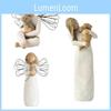 Angels Willow Tree Figurine Embrace Pet Ornament Sculptures Statue Gift Resin