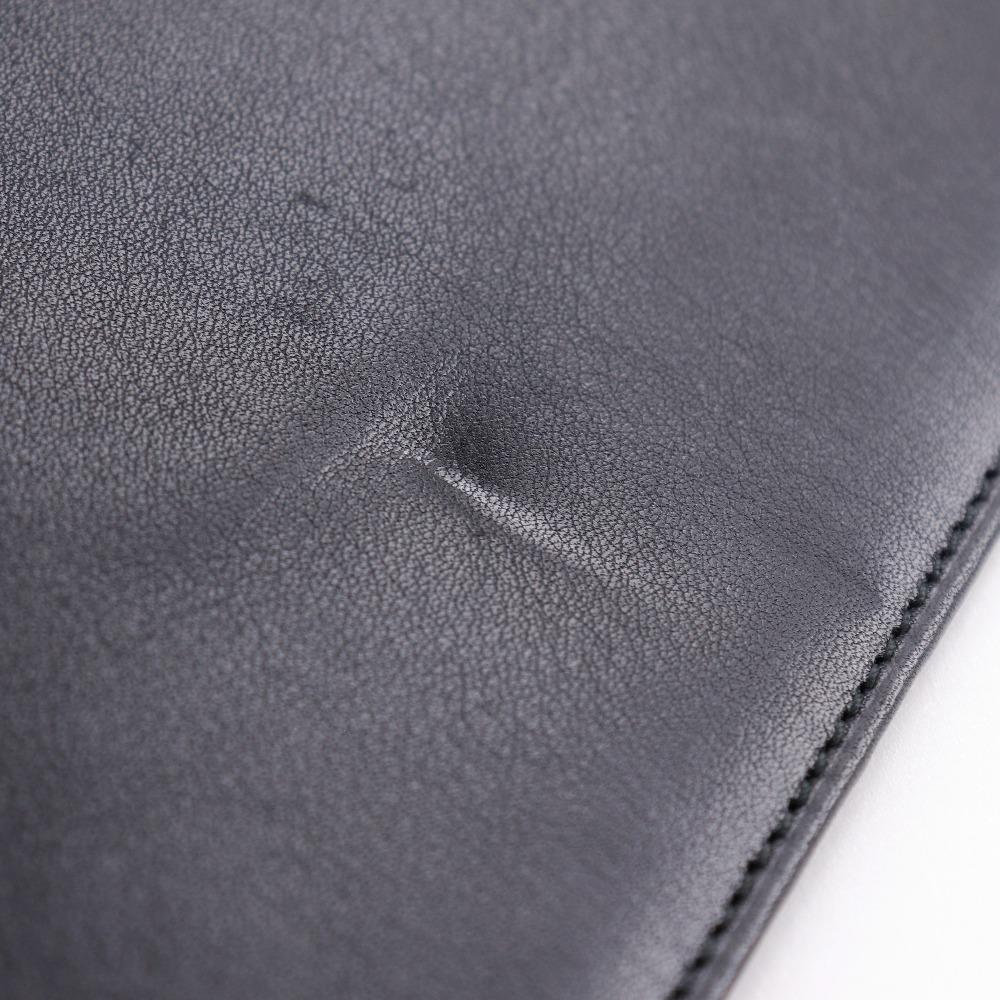 Salvatore Ferragamo Purse Black Calfskin Unisex Used