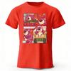 2026 New Strawberry Bear Daily Puzzle Cotton Short Sleeve MensWomens Daily Casual Soft High Quality Tshirt Large Loose Top