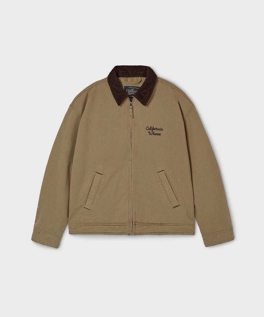 Who.A.U Garment Dyed Work Jacket / Whjjf4932U