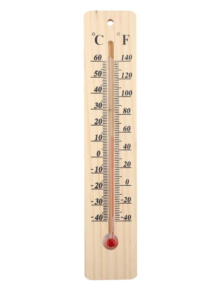 

Temperature Monitoring Wooden Thermometer with Environmentally Responsible Materials and Clear Scale for Easy Reading