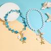 Unique Irregular Seashells Necklace Natural Shell Jewelry Portable Alloy Chain Ornament for Casual or Formal Occasions