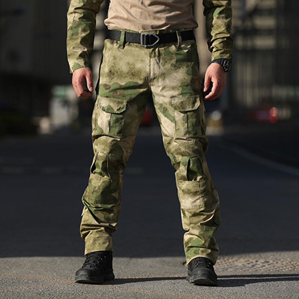 Men's Multi Pocket Work Pants For Sports And Outdoor Activities, Multi Pocket Casual Pants