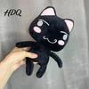 Cartoon Mascot Inouetoro Cat Plush Toy Cute White/Black Kitten Doll Plushies Ornament Soft Stuffed Animal for Children Fans Birthday Gift