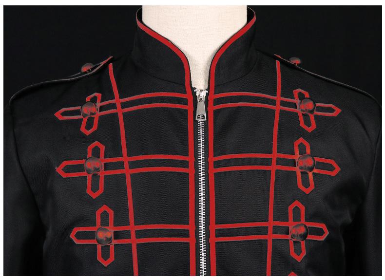 Men's Medieval Steampunk Drummer Gothic Jacket
