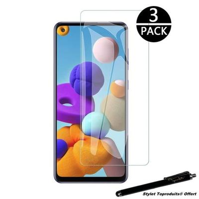 Protective Film - Toproduits® - Samsung Galaxy S21 Plus - Tempered Glass - 3 Pack - Scratch-resistant