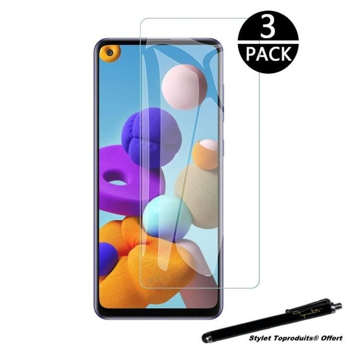 Film de protection - Toproduits® - Samsung Galaxy S21 Plus - Verre trempé - 3 pack - Résistant aux rayures