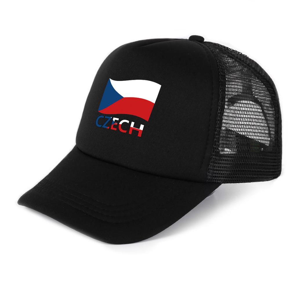 Czeska Flaga Patriotyczny Nadruk Czapka Baseballowa Regulowana Stylowa Na Wszystkie Pory Roku Lekka Czapka Przeciwsłoneczna Na Prezenty Podróże Tenis Outdoor