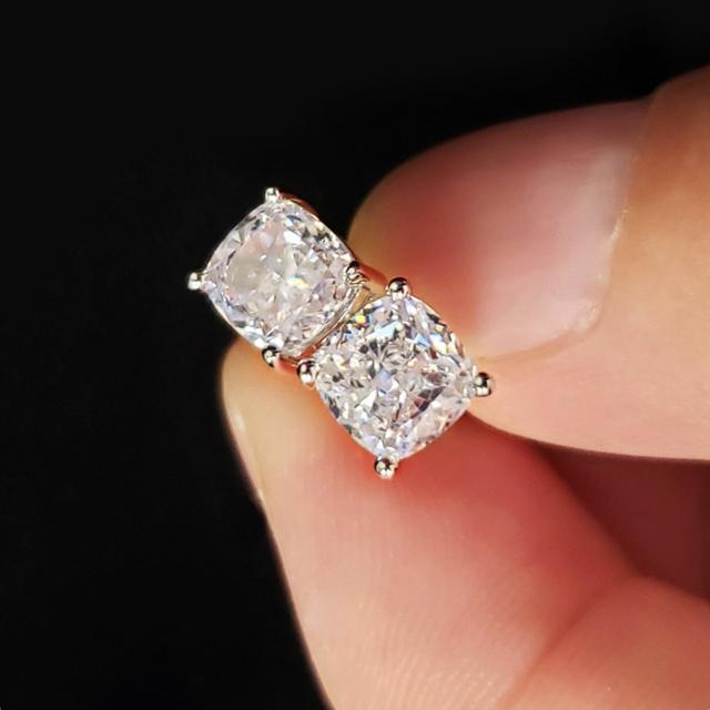 

Модные женские серьги-гвоздики имеют простой дизайн, блестящие хрустальные серьги-гвоздики, женские повседневные аксессуары, современные ювелирные изделия