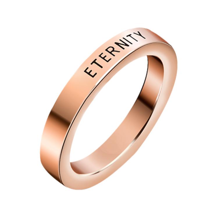 

Calvin Klein Hook Guardian Series Titanium Steel Ring Unisex rings Rose-Gold Silver Black KJ06SGPR/KJ06SGMR/KJ06SGBR Rose Gold,#08