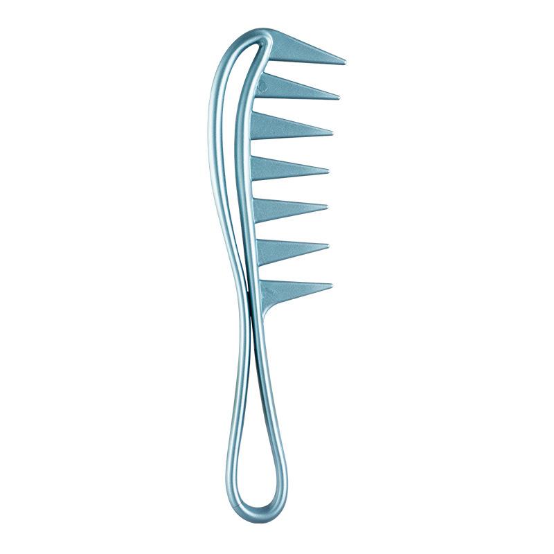 Handle Grip Large Tooth Curly Hair Comb Hair Styling Comb Men Hairdressing Wide Teeth Comb Gift