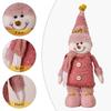 Standing Christmas Telescopic Doll Ornaments Pink Merry Christmas Decoration  New Year Supplies