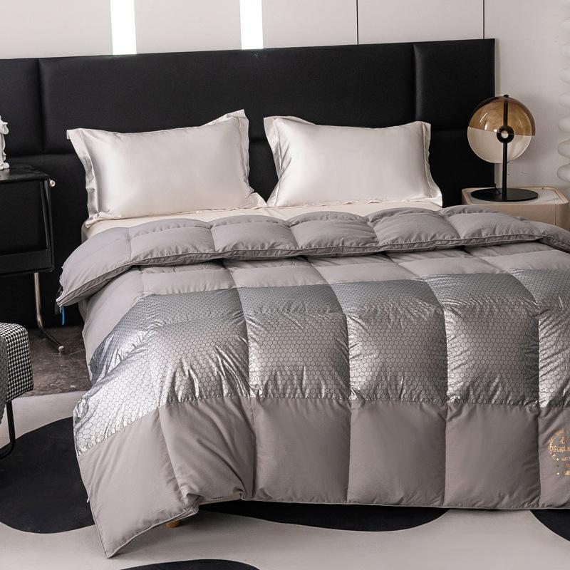 

2025 new graphene technology fabric double-layer three-dimensional duvet to keep warm winter quilt spring and autumn duvet 200x230cm 2.75kg сірий